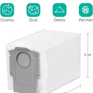 Торбички за прах Roborock S8 MaxV Ultra / Q Revo - 6 бр. пакет оригинални - Image 3